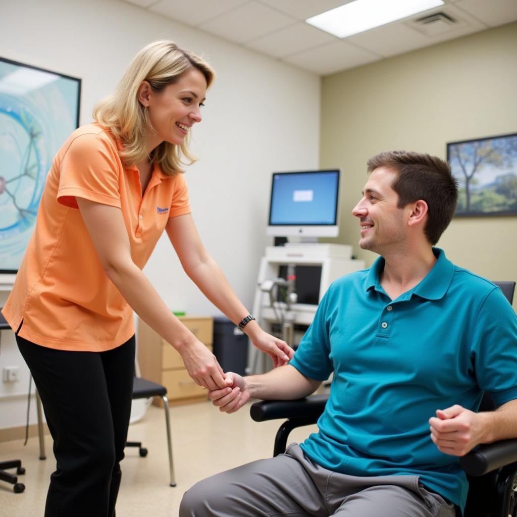 Neurological Rehabilitation Therapy Session