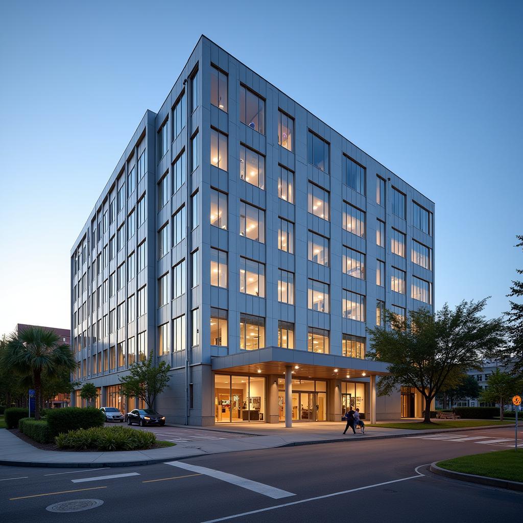 New Orleans Methodist Hospital Exterior Building