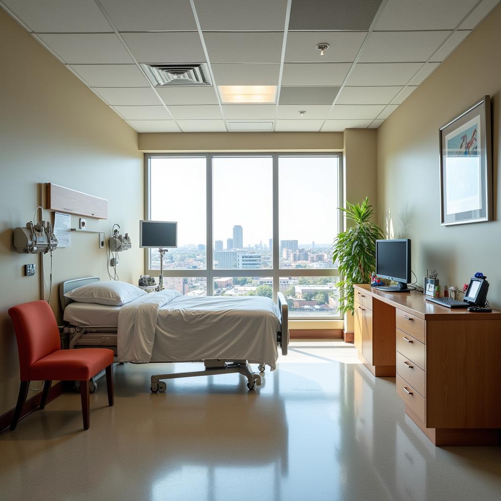 New Orleans Methodist Hospital Patient Room