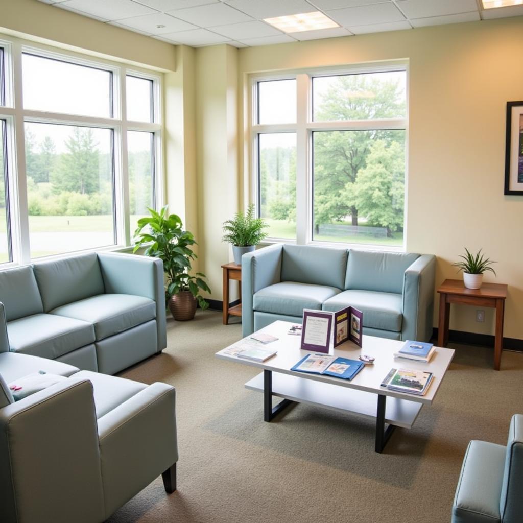 Spacious and Comfortable Hospital Waiting Area