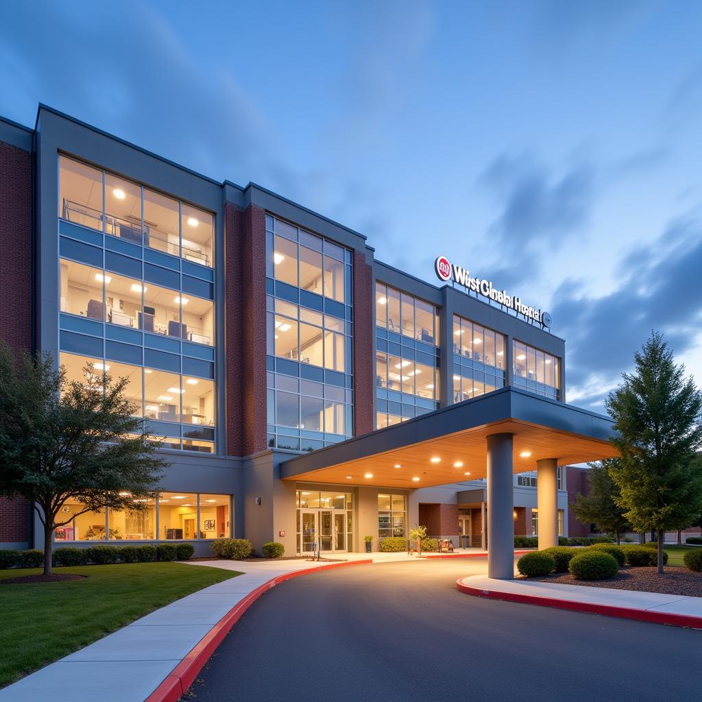 Modern Exterior of NSMC Union Hospital Lynn MA