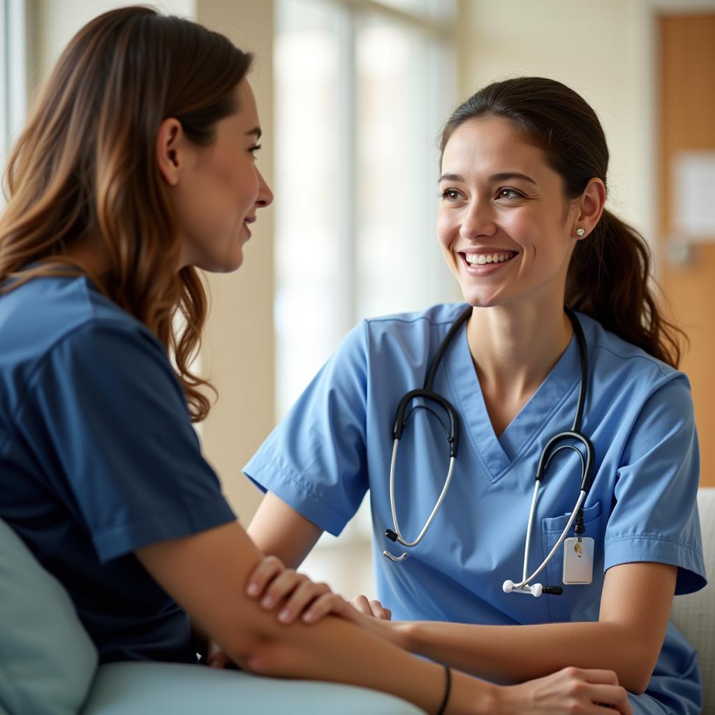 Nurse and Patient Interaction in a Magnet Hospital