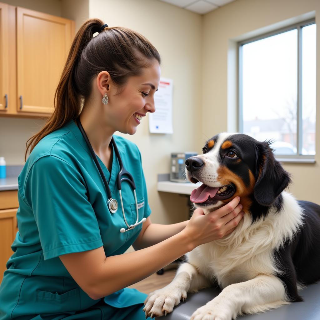 Onalaska Animal Hospital Veterinarian with Pet