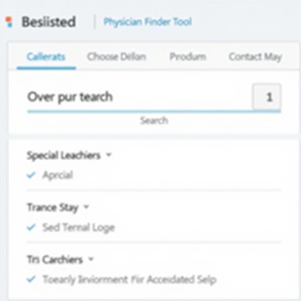 Online Physician Finder Tools