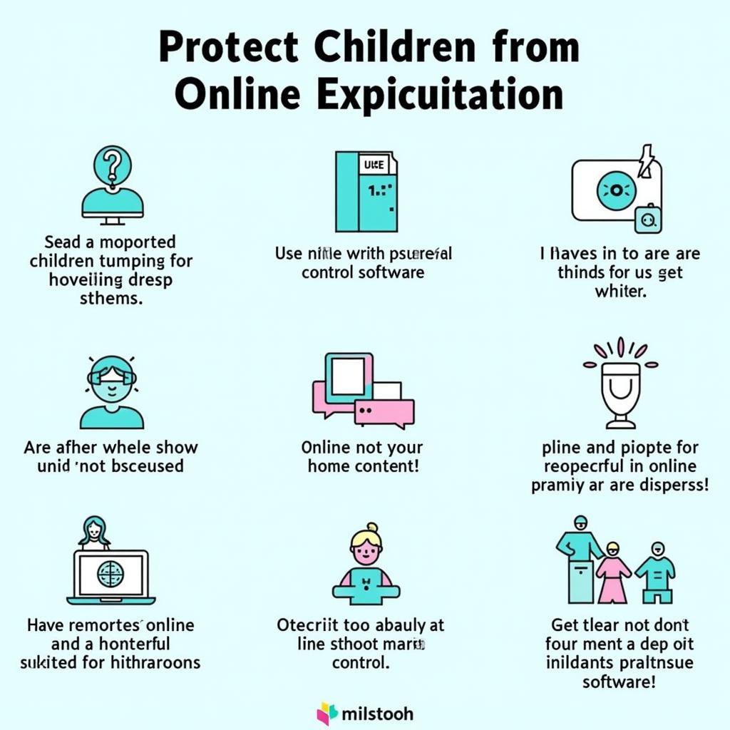 Tips for protecting children from online exploitation.