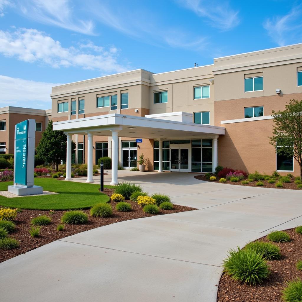 Exterior view of Pam Health Rehabilitation Hospital of Greeley