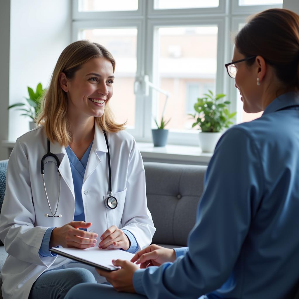 Patient Advocate Assisting with Medical Records Request