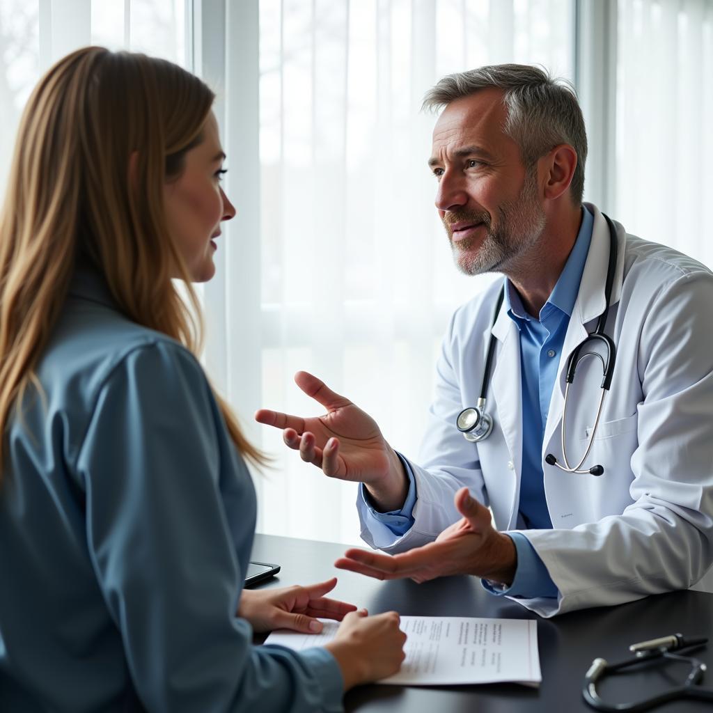 Doctor and Patient Discussing Treatment Options