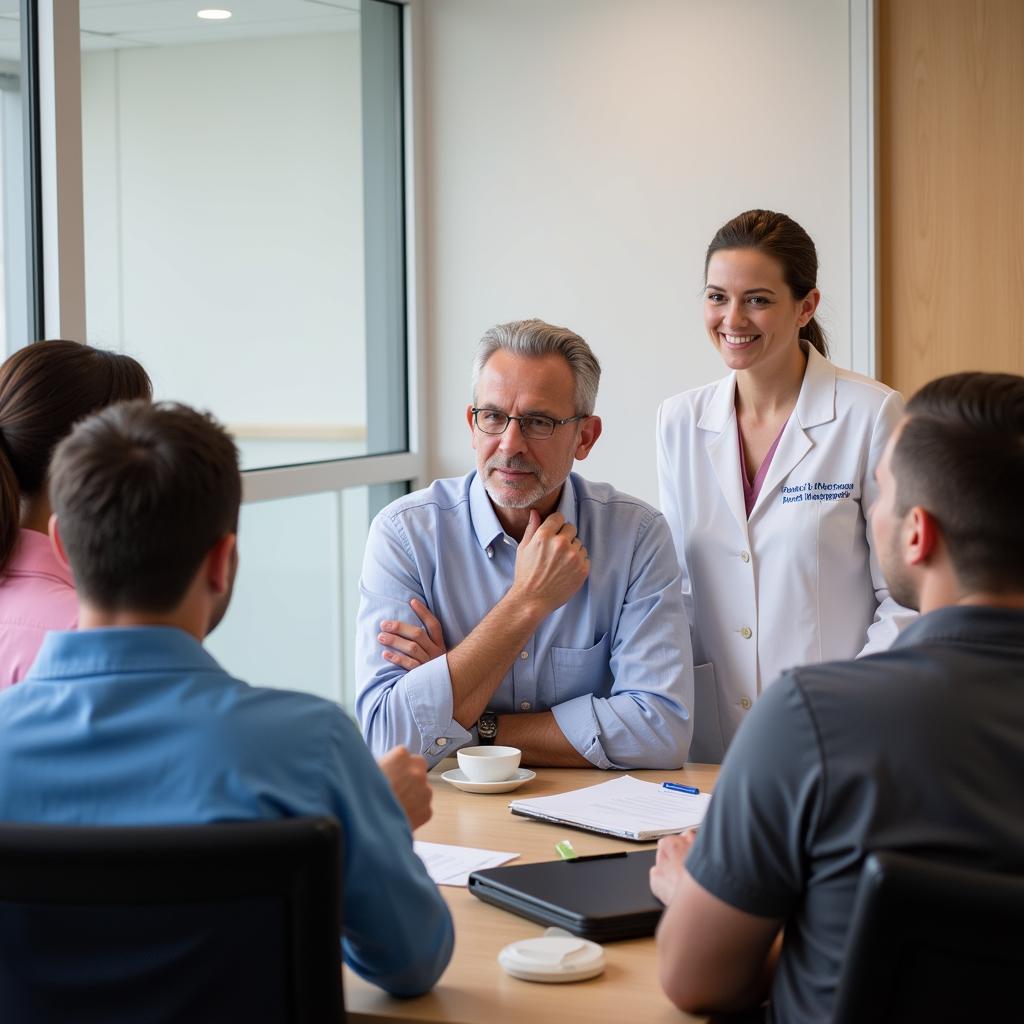 Patient Meeting with the Pain Management Team