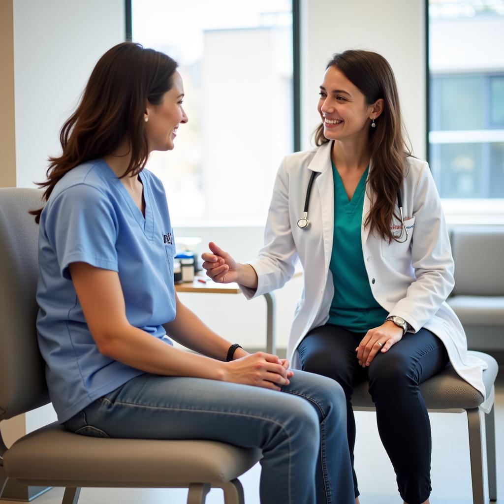 Patient Receiving Care at San Jose Hospital