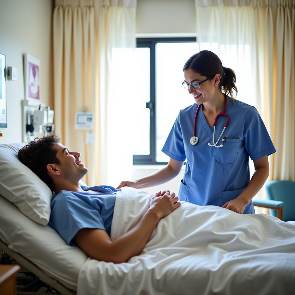 Patient Receiving Care in a Magnet Hospital