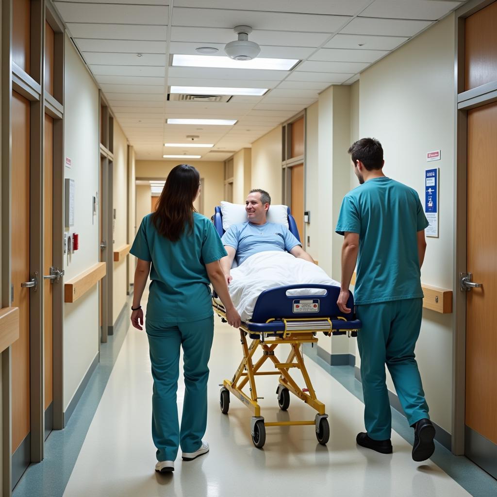 Patient Transporter Using Stretcher