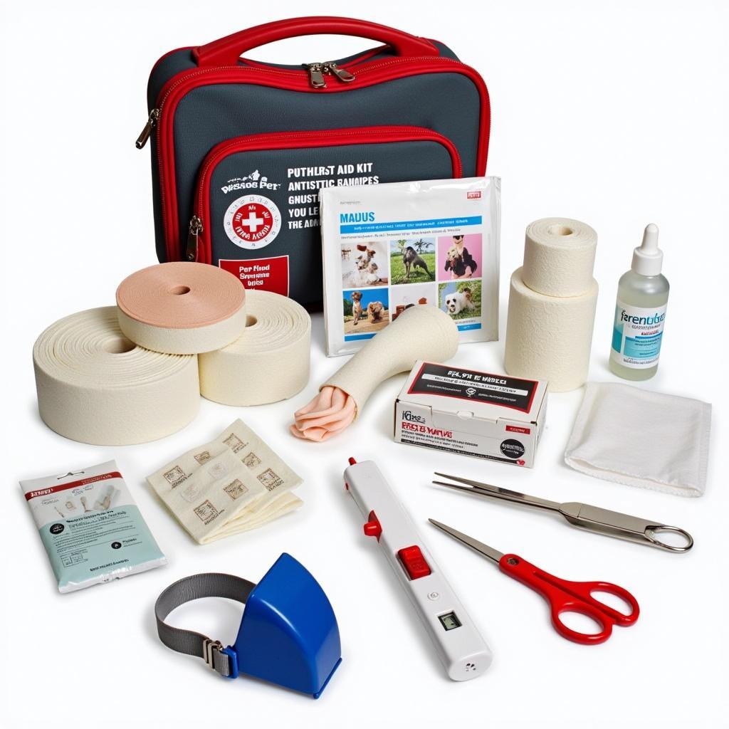 Pet First-Aid Kit with Essential Supplies