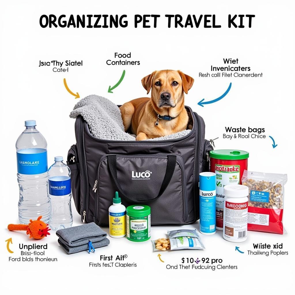 Essential Items for a Pet Travel Kit