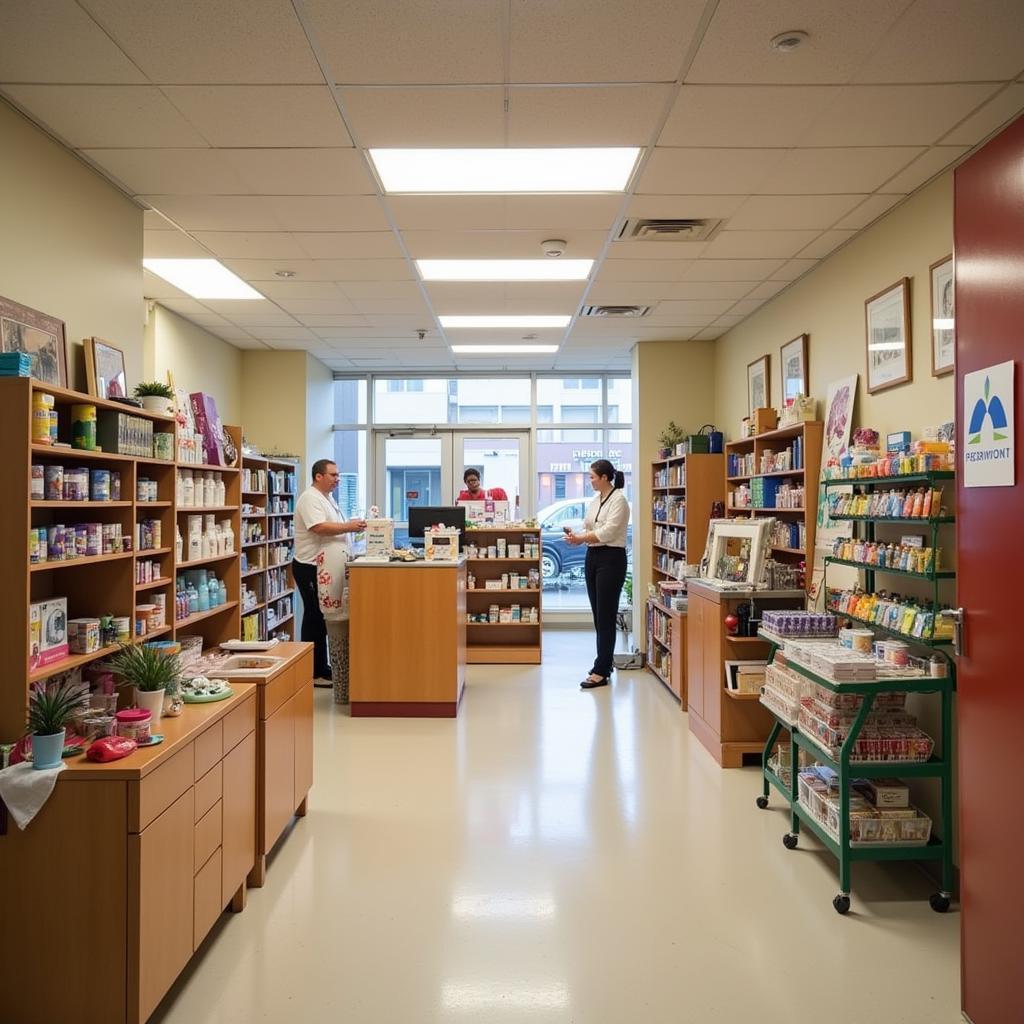 Inside the Piedmont Hospital Gift Shop