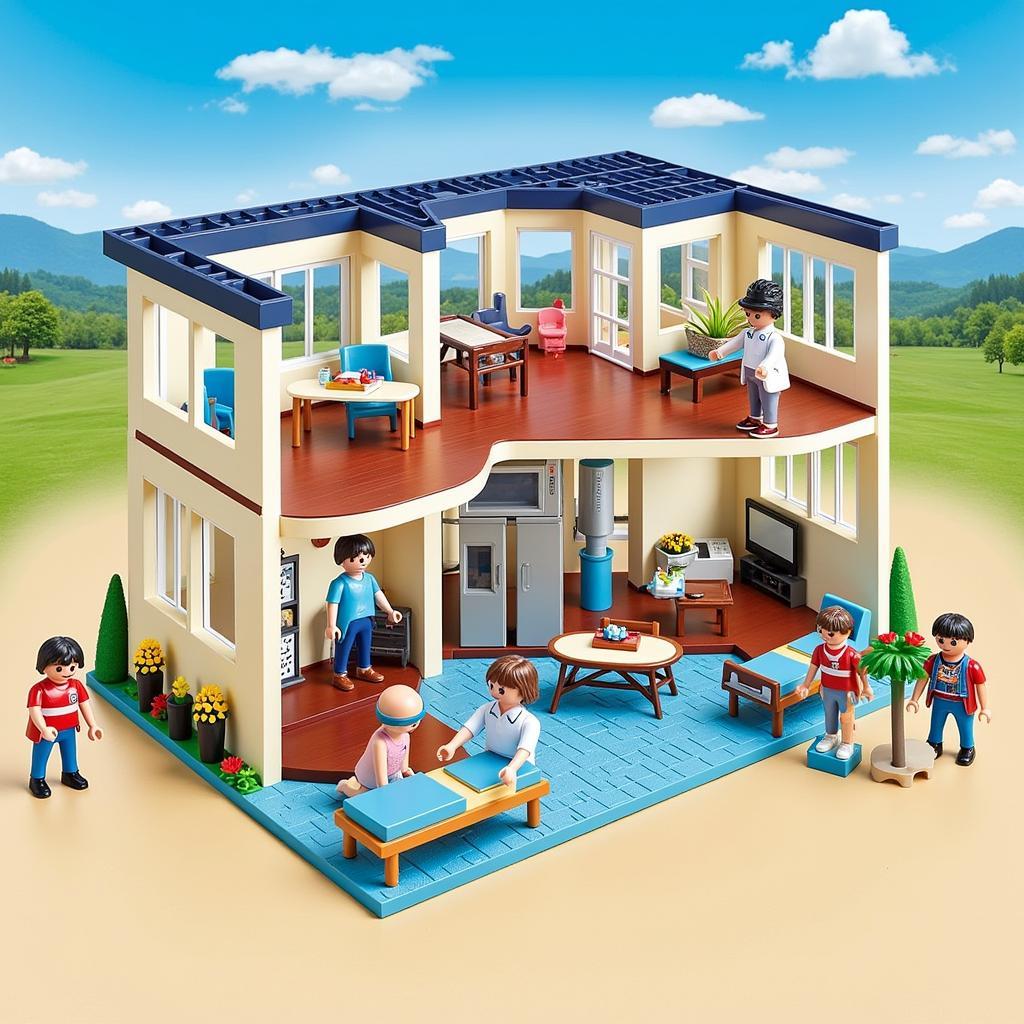 Furnished Playmobil Hospital