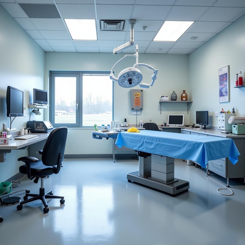 Veterinary surgical suite at Pleasant Prairie Animal Hospital