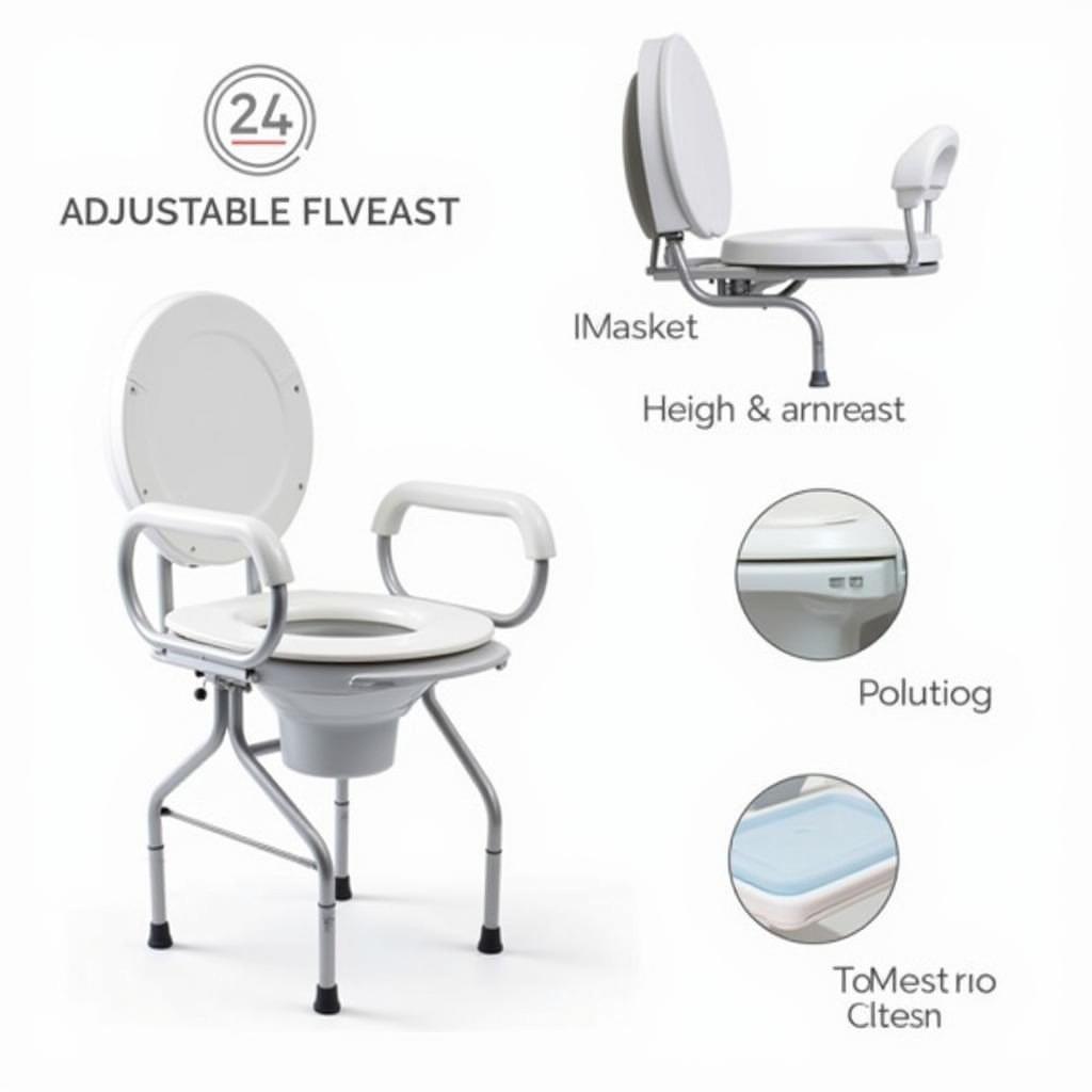 Features of a Portable Hospital Toilet