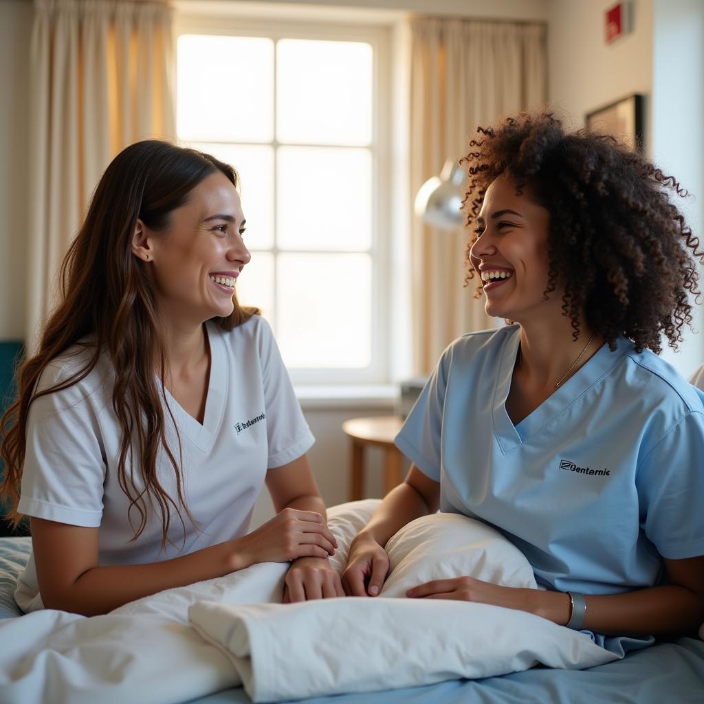 Positive Conversation During a Hospital Visit