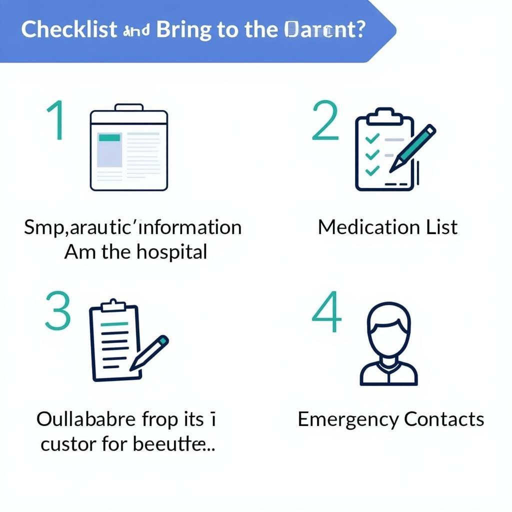 Preparing for a Hospital Visit Checklist