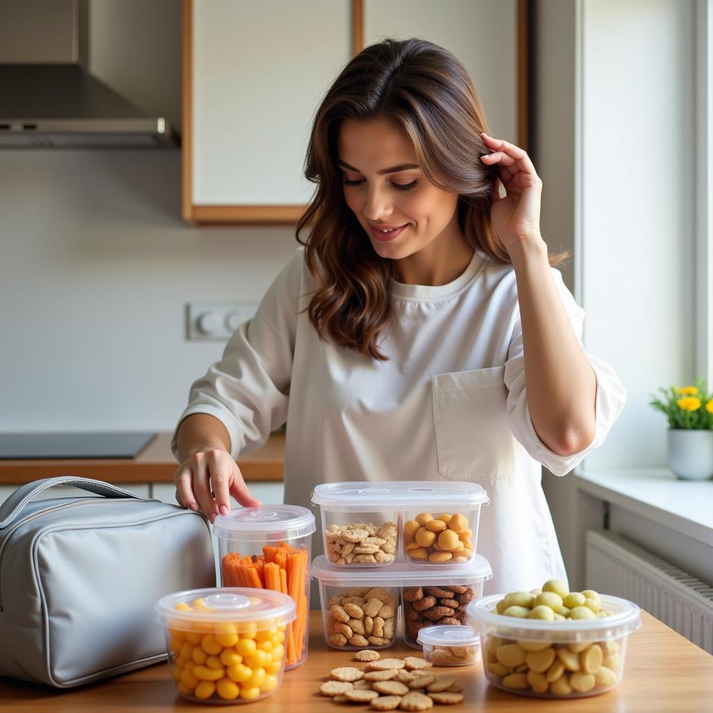 Preparing Hospital Snacks for Labor