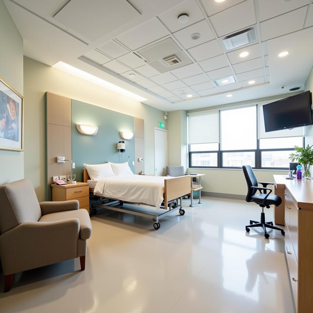 Comfortable Patient Room at Riddle Hospital