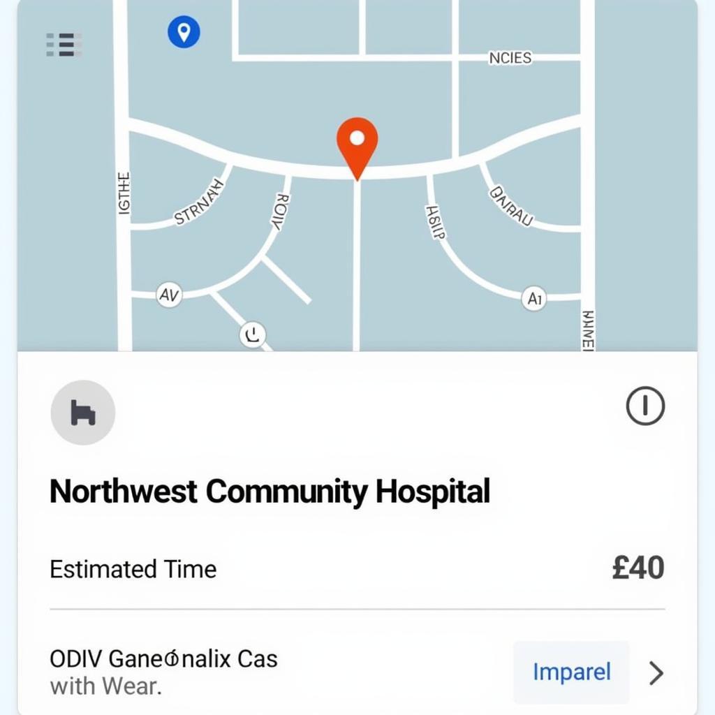 Ride-Sharing to Northwest Community Hospital