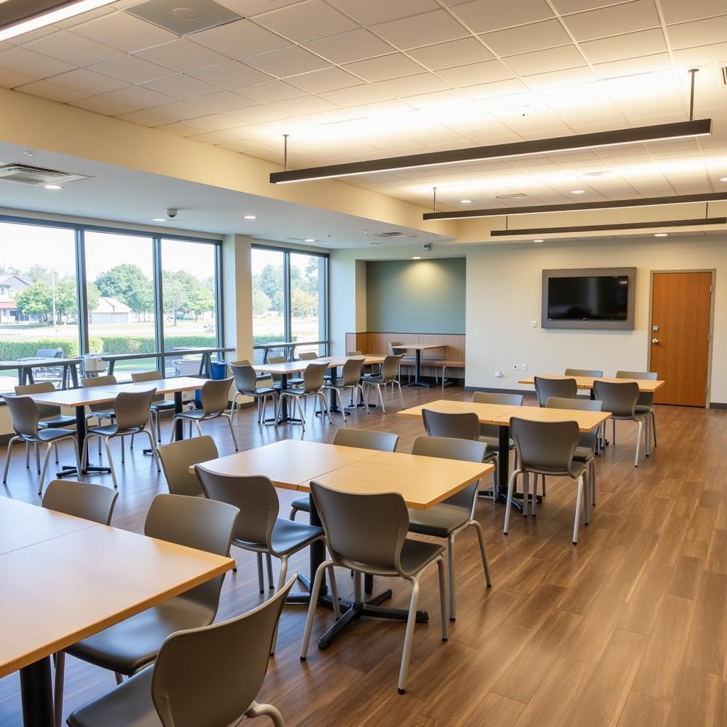 Riverside Community Hospital Cafeteria Seating Area