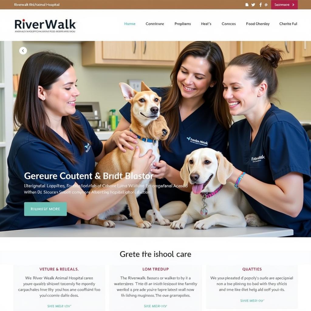 Experienced and compassionate veterinary team at Riverwalk Animal Hospital