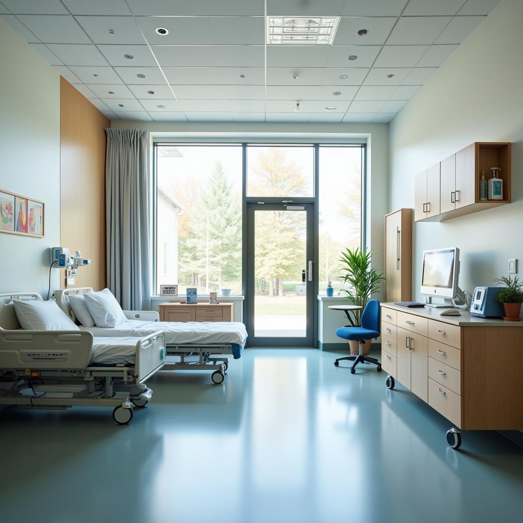 Comfortable and Modern Patient Room