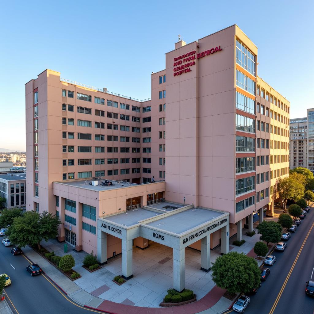 San Francisco General Hospital Exterior View