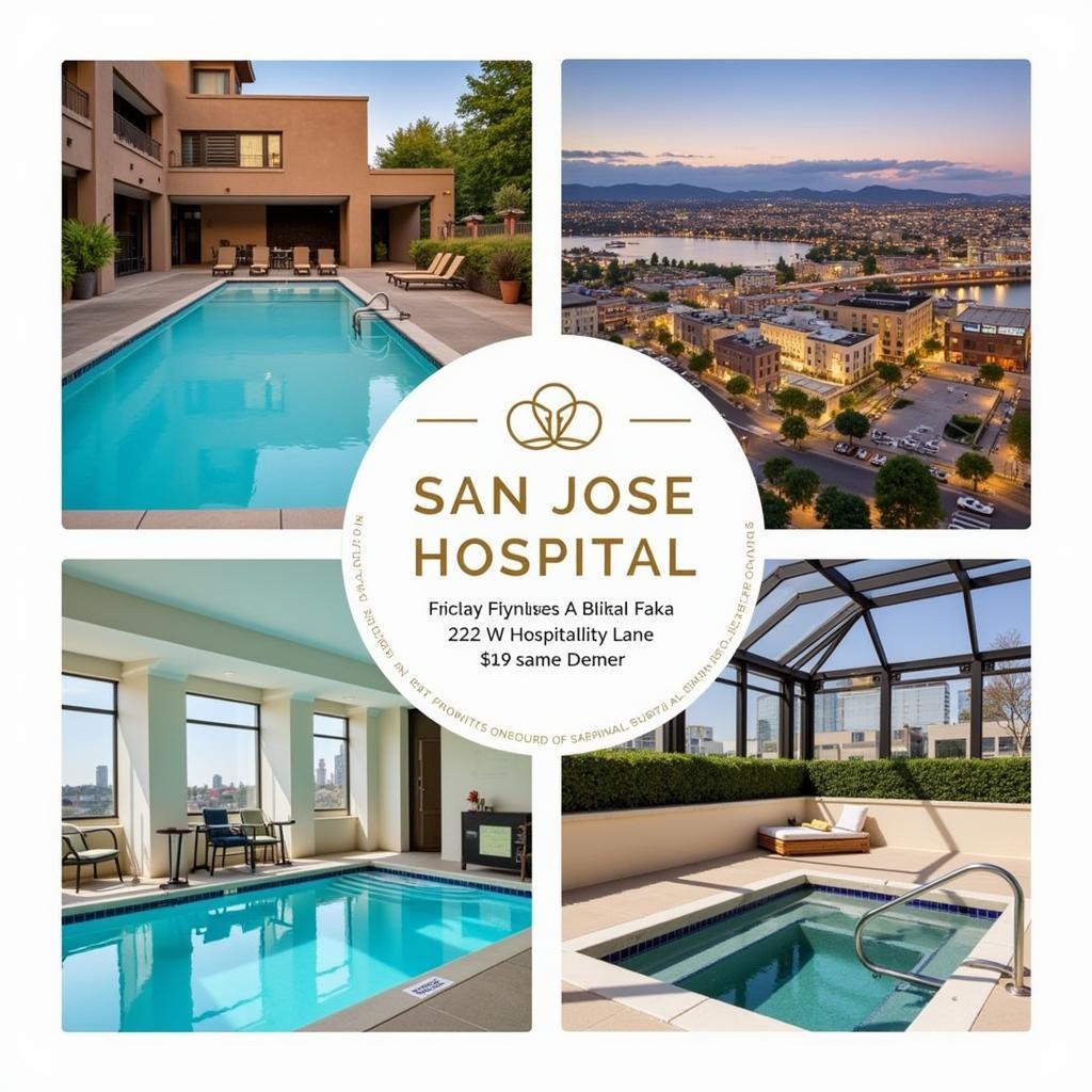 San Jose Hospital Amenities near 222 W Hospitality Lane