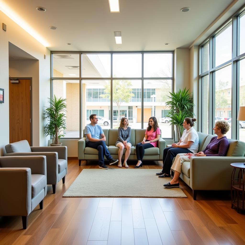 San Jose Hospital Common Area Designed for Relaxation and Vinayak Hospitality