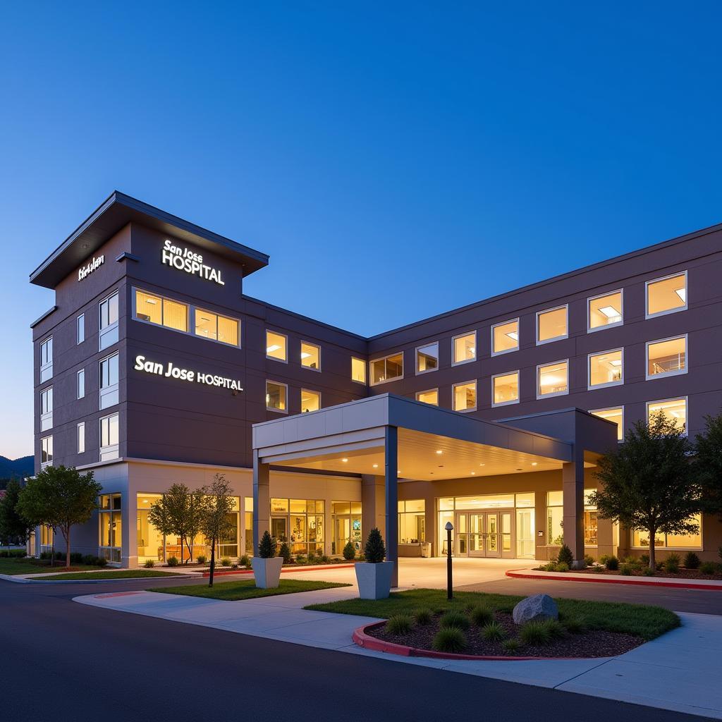 Modern and Welcoming Exterior of San Jose Hospital