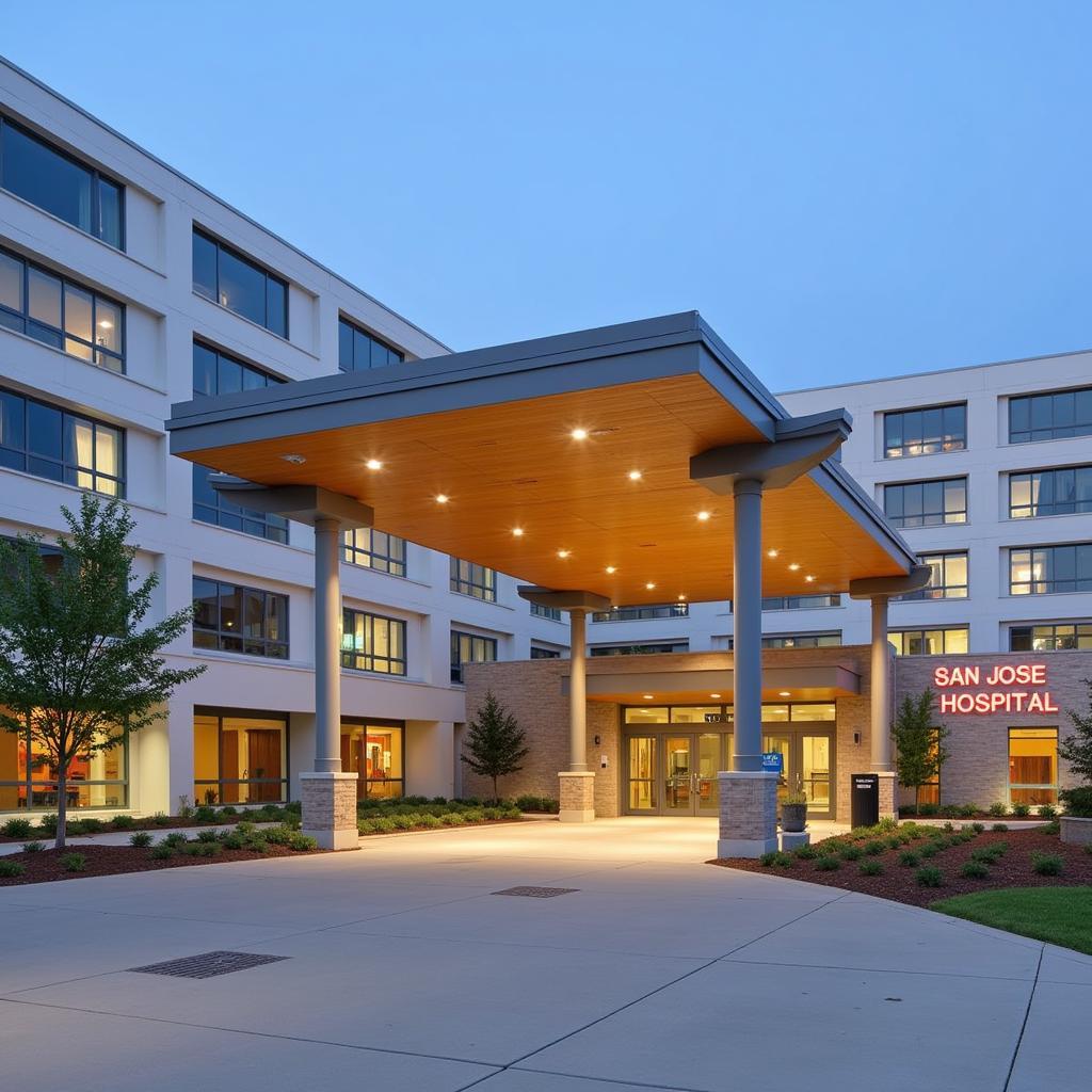 Modern Exterior of San Jose Hospital