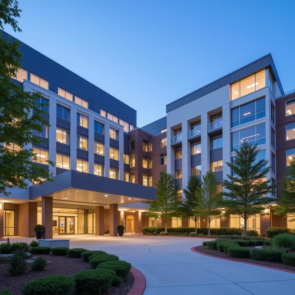 San Jose Hospital Exterior - Modern Architecture