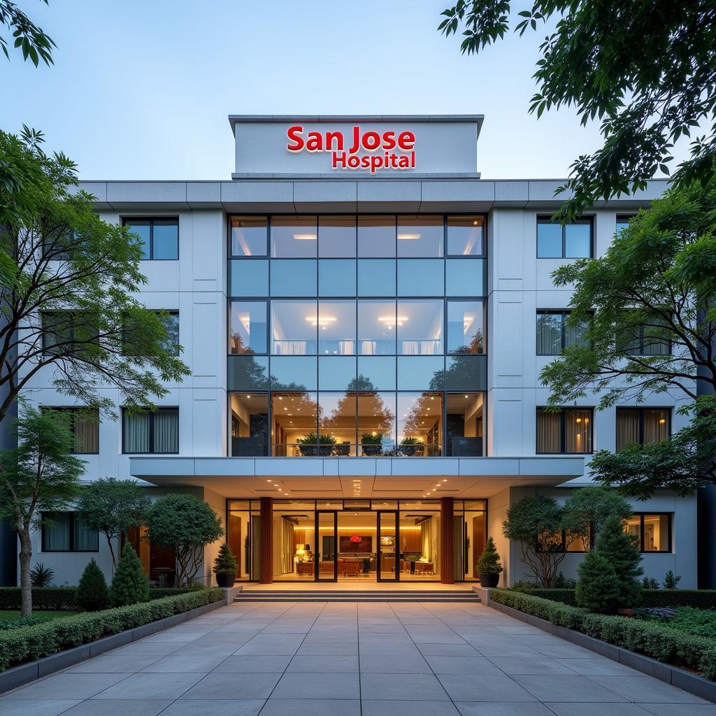 Exterior View of San Jose Hospital Hanoi