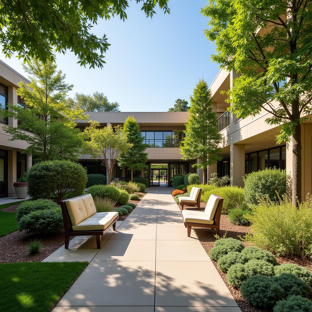 Tranquil Healing Garden at San Jose Hospital