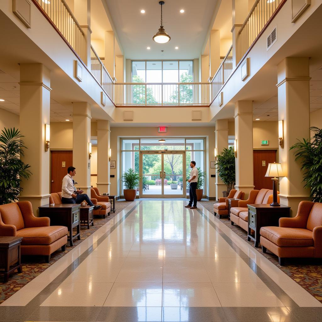 San Jose Hospital Luxurious Interior Lobby