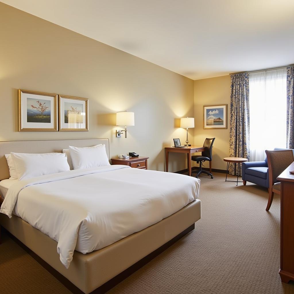 Elegant Guest Room at San Jose Hospital Morrisville NC