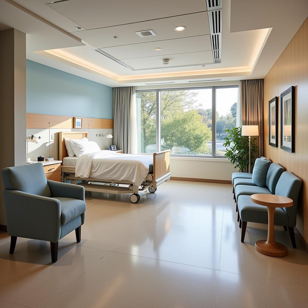 Luxurious Patient Room at San Jose Hospital