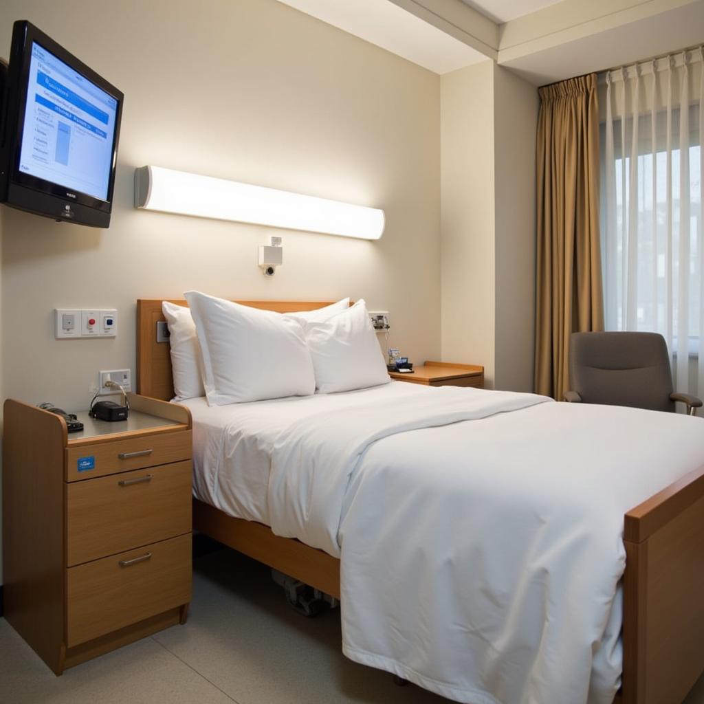 Comfortable and Modern Patient Room Amenities