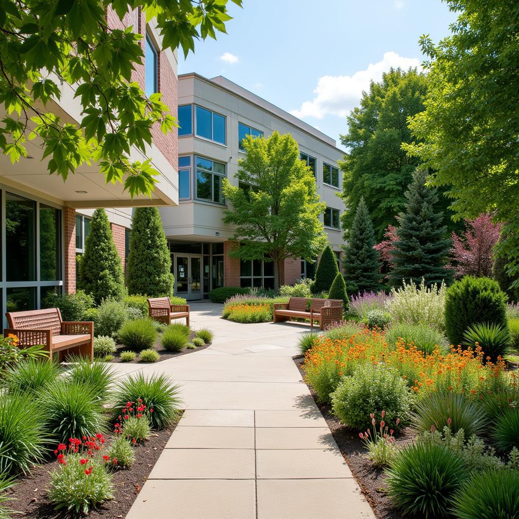 Peaceful Garden at San Jose Hospital near 2671 Hospitality Blvd