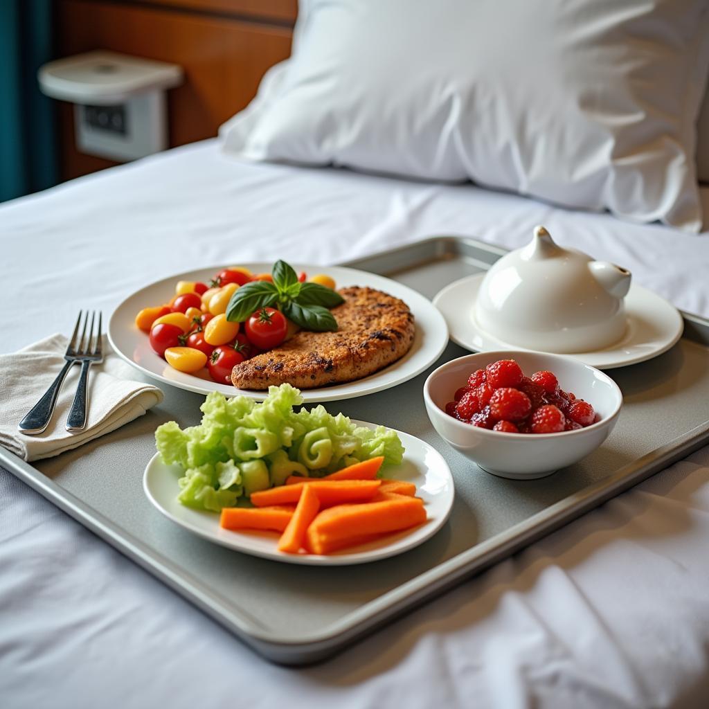 San Jose Hospital Room Service Meal