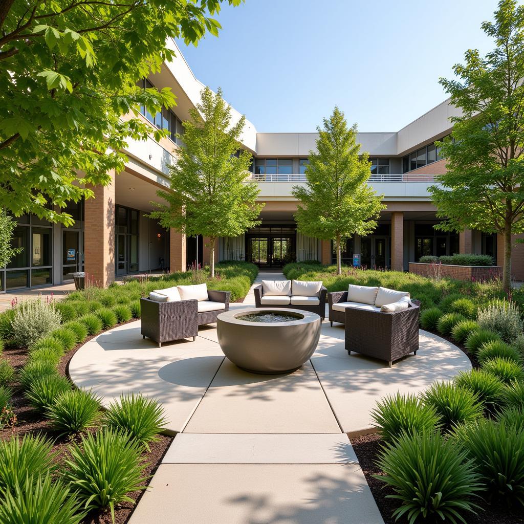 San Jose Hospital's Serene Healing Garden