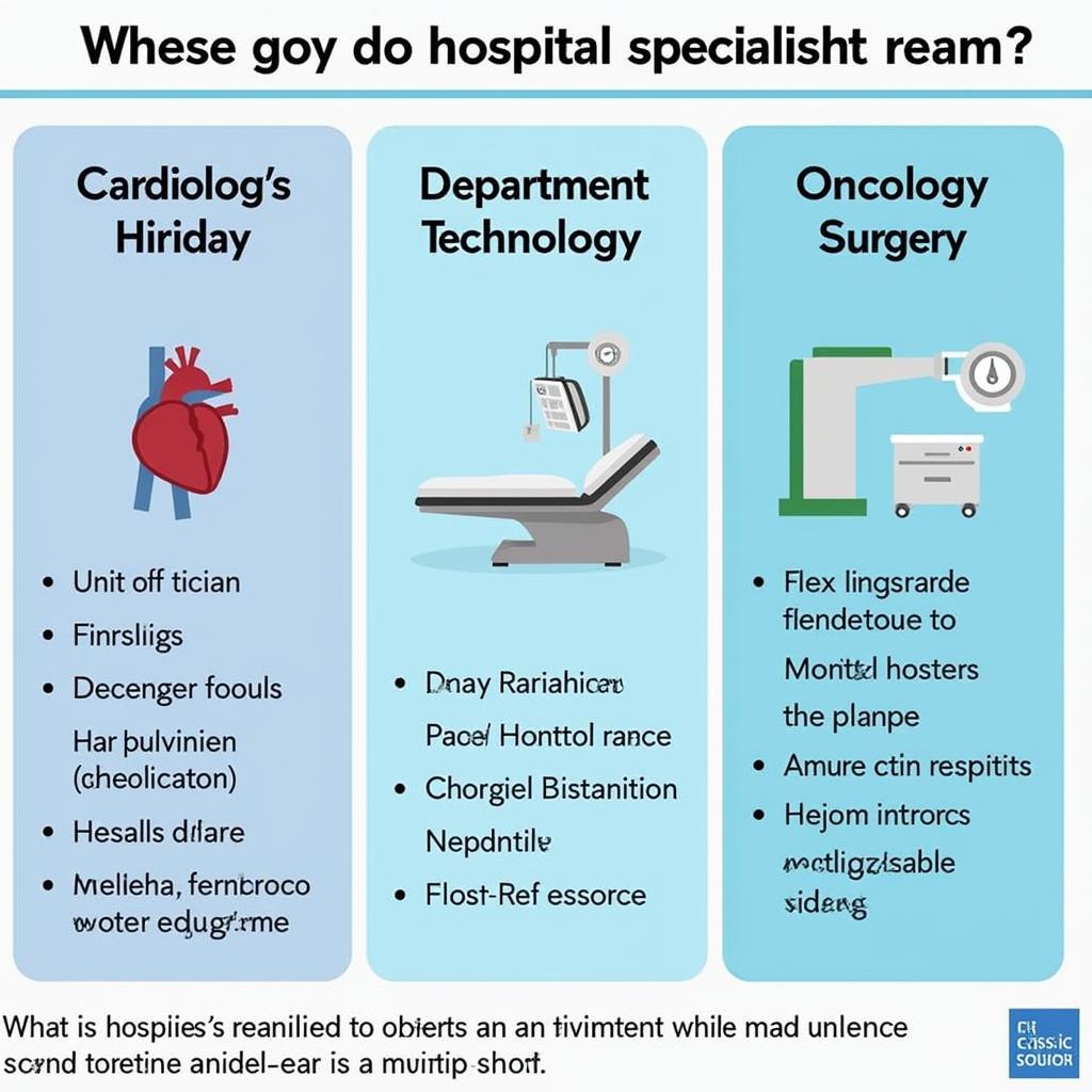 Specialized care units and advanced medical equipment at San Jose Hospital.