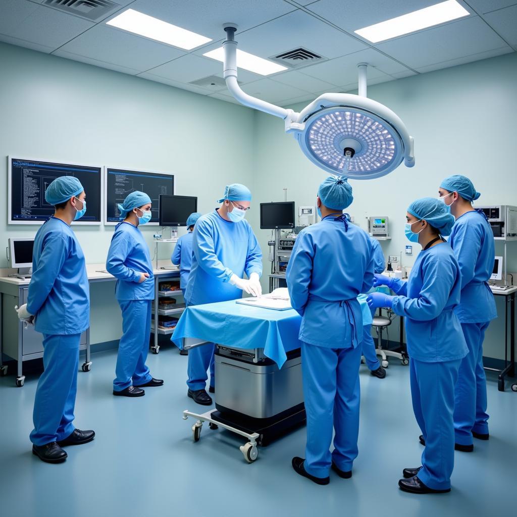 State-of-the-art surgical suite at San Jose Hospital