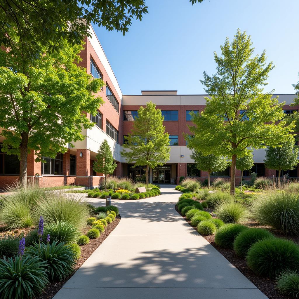 Tranquil Healing Garden at San Jose Hospital