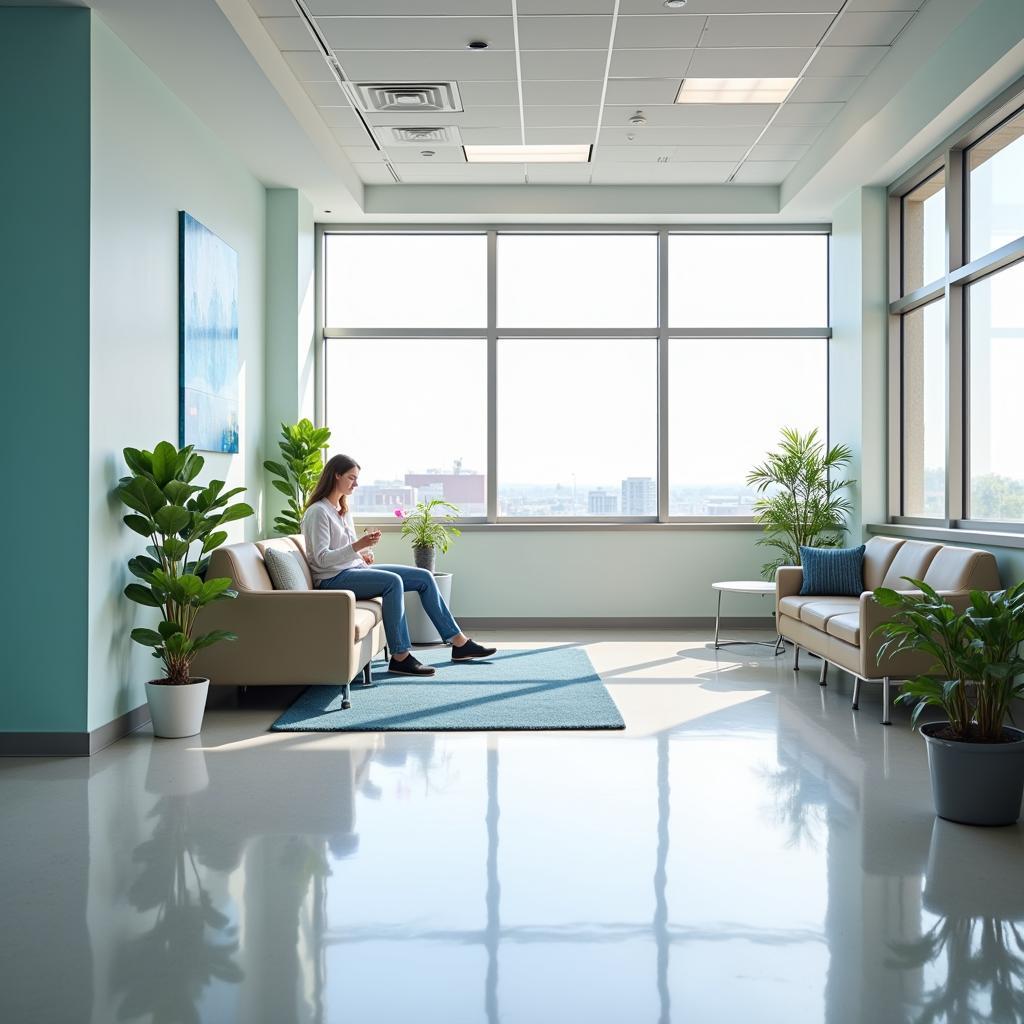 Spacious and Welcoming Waiting Area at San Jose Hospital