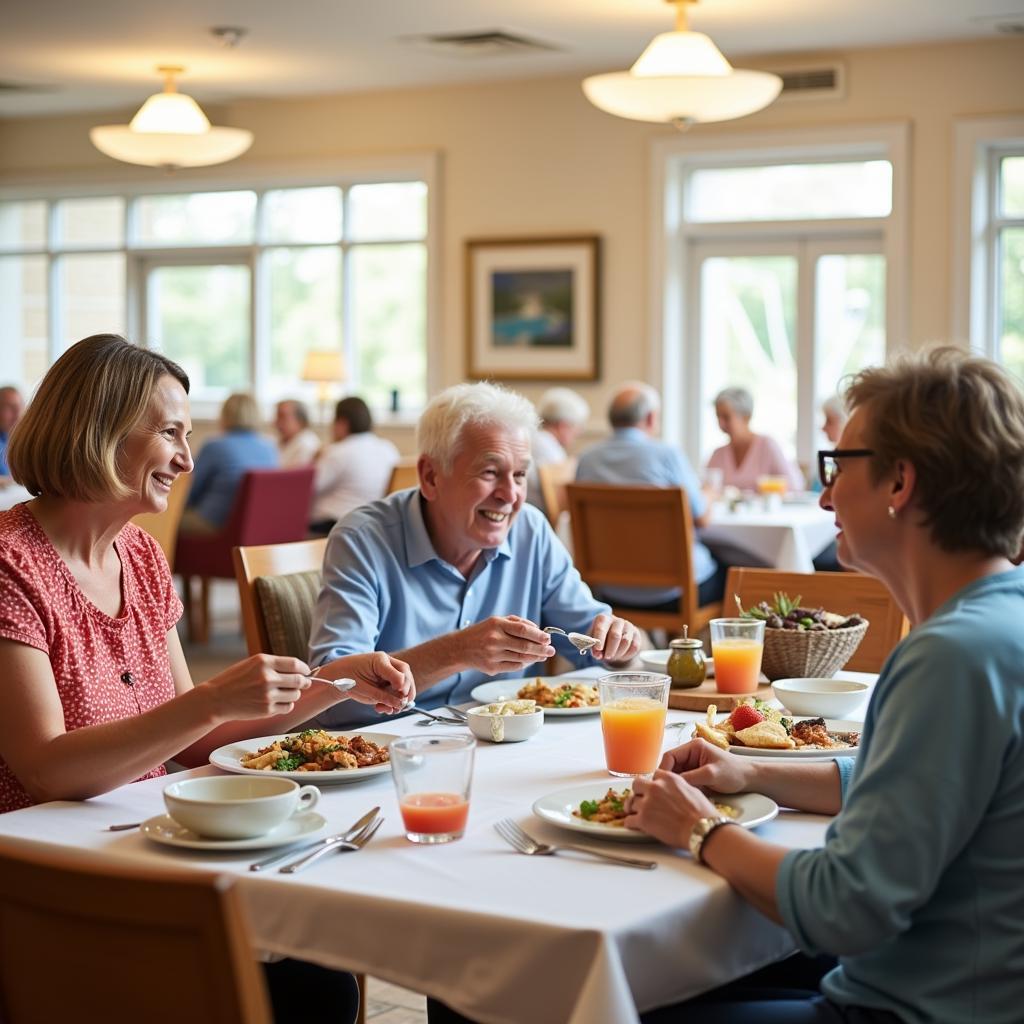 Santa Fe Convalescent Hospital Dining Area